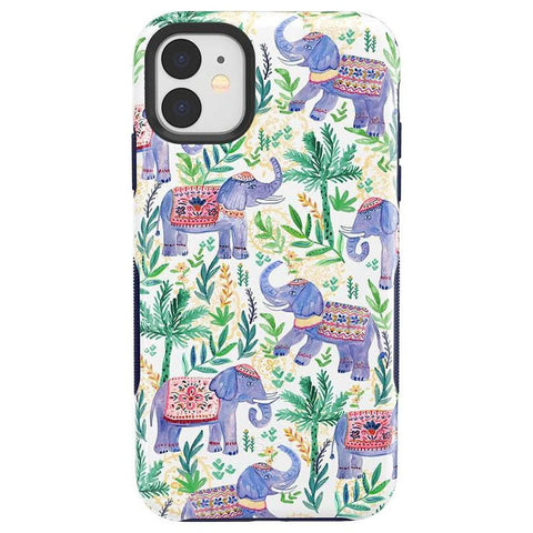 Pastel Gardens | Watercolor Elephant Floral Case