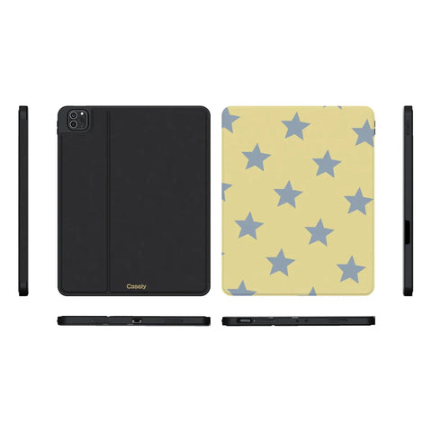 Shine Bright | Butter Yellow Stars iPad Case