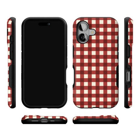 Checked Twice | Red Plaid Case
