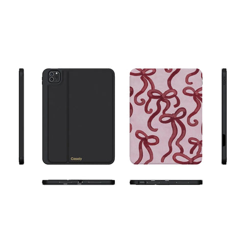 Love Me Knot | Mauve Bow iPad Case