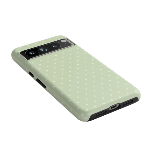 On the Dot | Green Polka Dot Case