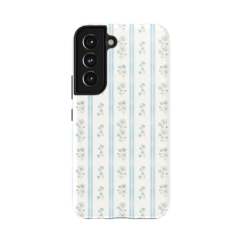 Cottage Stripe | Blue Floral Case