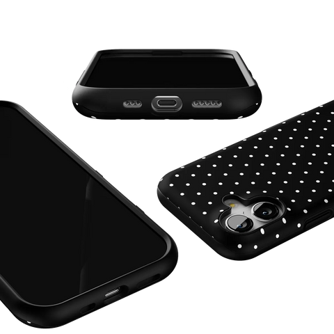 On the Dot | White Polka Dot Case