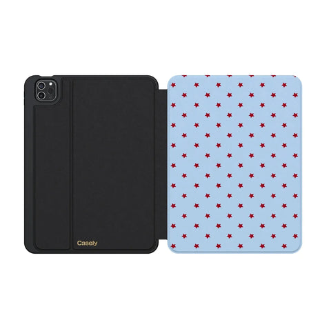 Tiny Stars | Red & Blue iPad Case