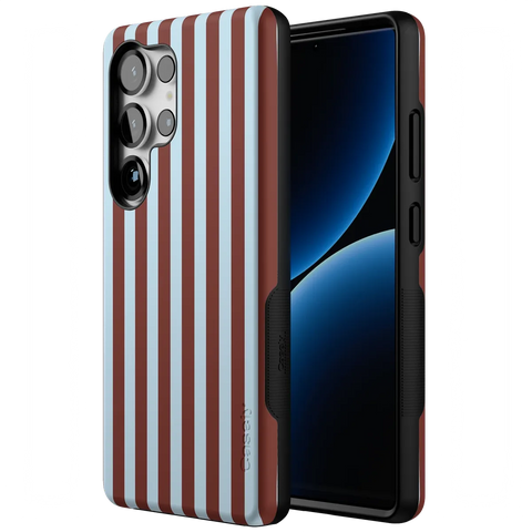 Sunday in Brooklyn | Blue Stripes Case