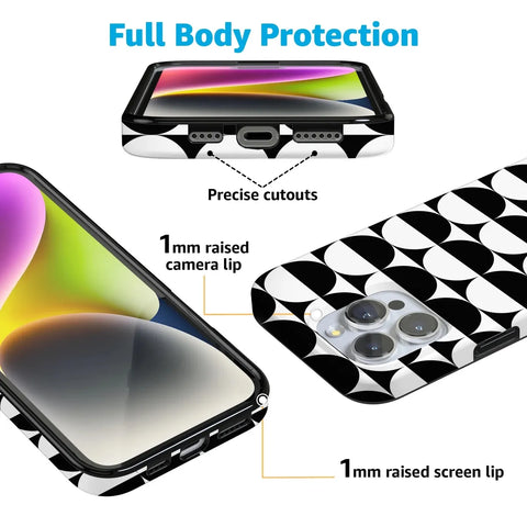 Half Moon | High Contrast Design Case