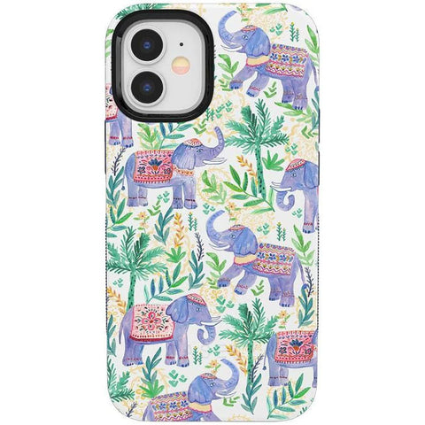 Pastel Gardens | Watercolor Elephant Floral Case