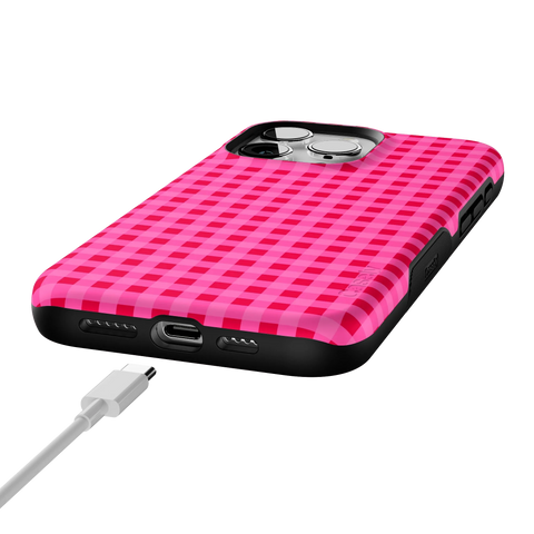 Sweet Jam | Hot Pink Gingham Case