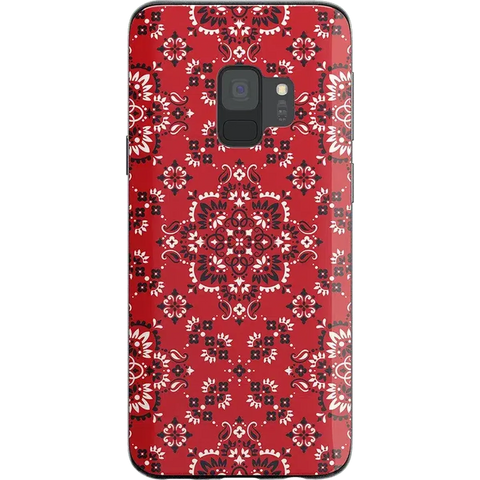 I'm with the Band | Red Bandana Print Samsung Case