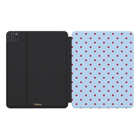 Tiny Stars | Red & Blue iPad Case