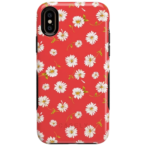 Daisy Daydream | Red Coral Floral Case