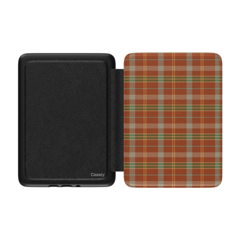 Spiced Chai | Fall Plaid Kindle Case