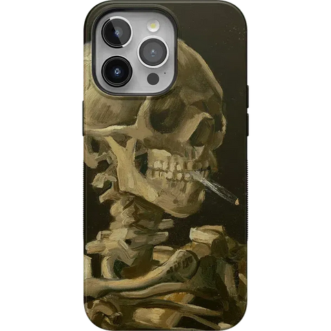 Van Gogh | Head of a Skeleton with a Burning Cigarette Phone Case