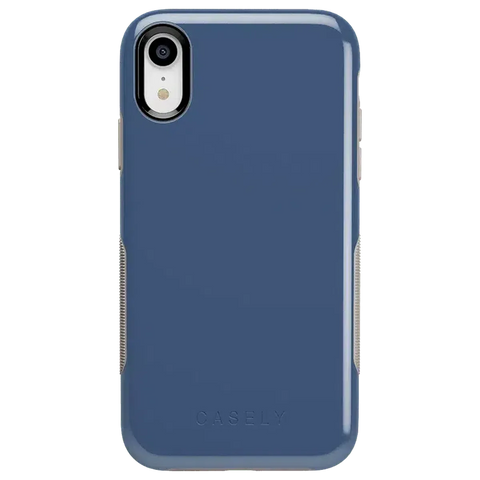 Steel Blue on Nude | Ultra-Protective Bold Case