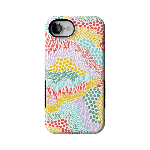 Color Me Happy | Pattern Colorblock Case