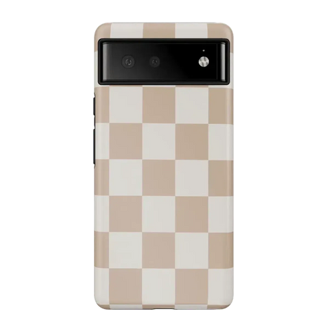 Fit Check | Neutral Checkerboard Google Pixel Case