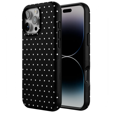 On the Dot | White Polka Dot Case