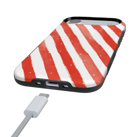 Candy Cane Lane | Peppermint Stripes Case