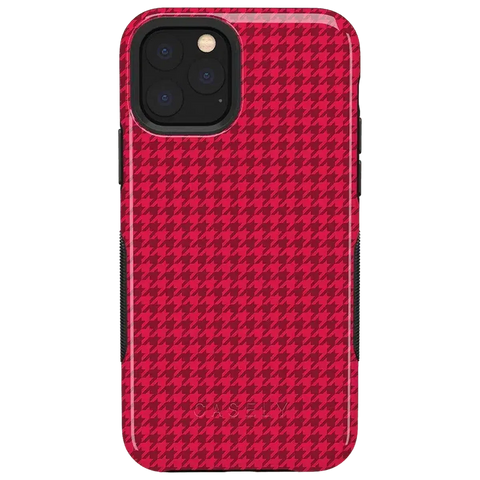 Best Dressed | Red Houndstooth Case
