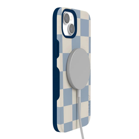Fit Check | Light Blue Checkerboard Case