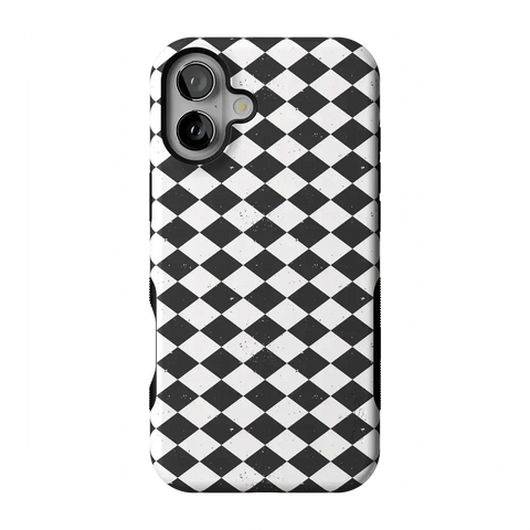 Salem's Hex | Black & White Checkered Case