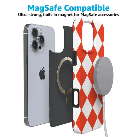 Red Checkerboard | High Contrast Design Case