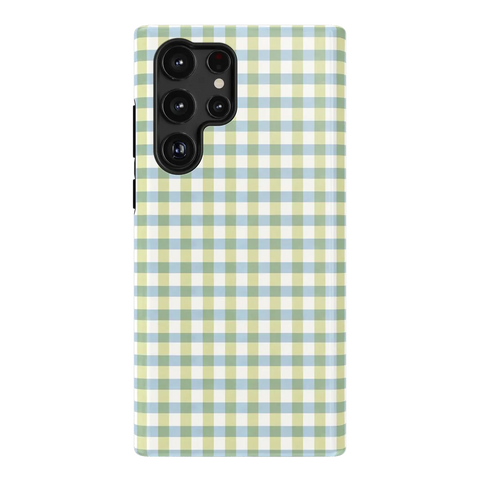 Pastel Picnic | Blue & Green Gingham Case