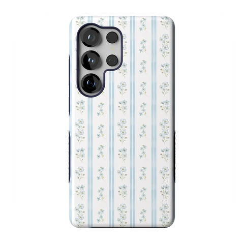 Cottage Stripe | Blue Floral Case