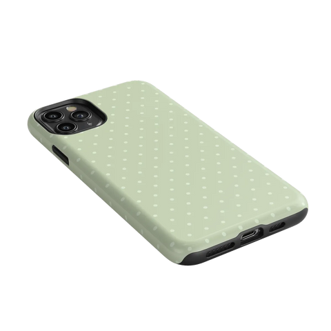 On the Dot | Green Polka Dot Case
