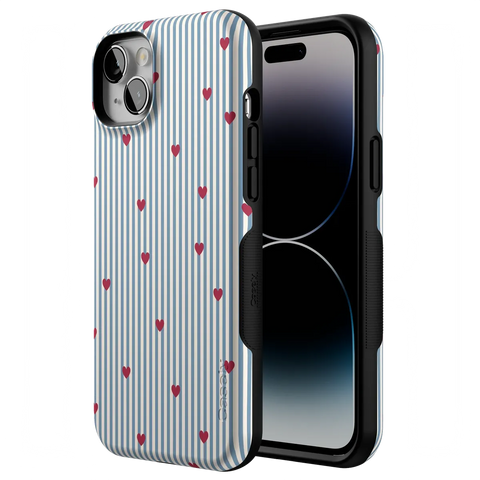 Love Lines | Blue Stripes Case