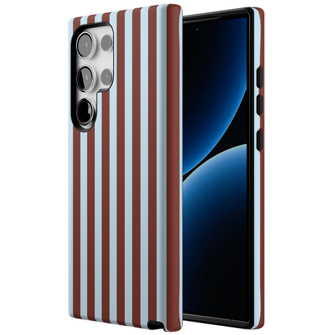 Sunday in Brooklyn | Blue Stripes Case