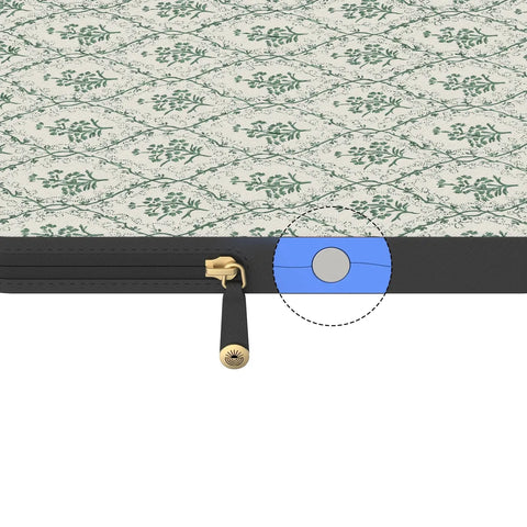 Sage Tapestry | Floral Vines Laptop Case