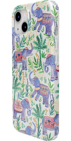 Pastel Gardens | Watercolor Elephant Floral Case