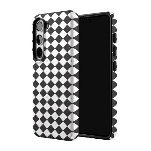 Salem's Hex | Black & White Checkered Case