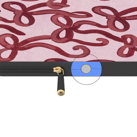 Love Me Knot | Mauve Bow Laptop Case
