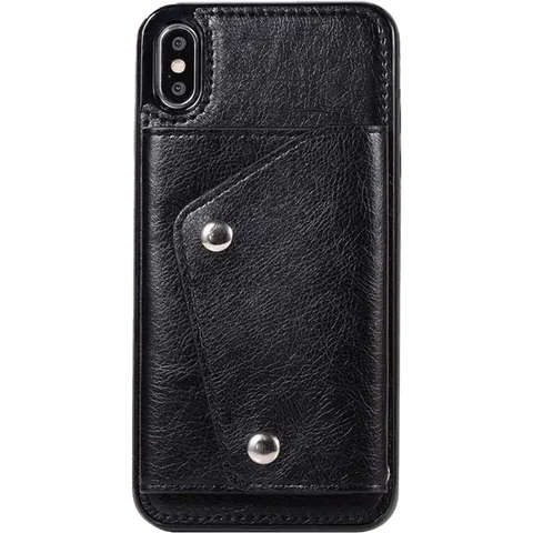 Black Vegan Leather | Wallet Case