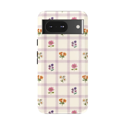 Meadow Check | Floral Gingham Case