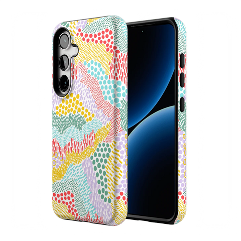 Color Me Happy | Pattern Colorblock Case