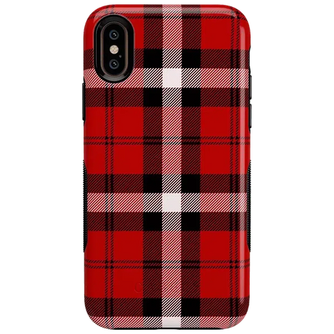 As if! | Red Plaid Case