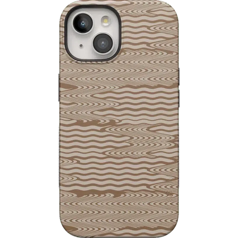 Mocha Ripple | Brown Waves Case