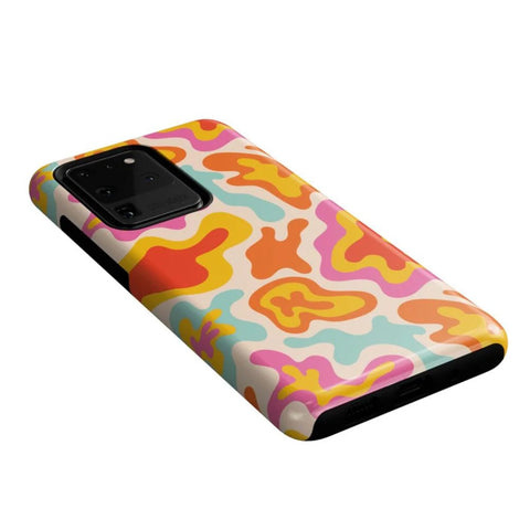 Tropical Color Splash | Abstract Retro Samsung Case