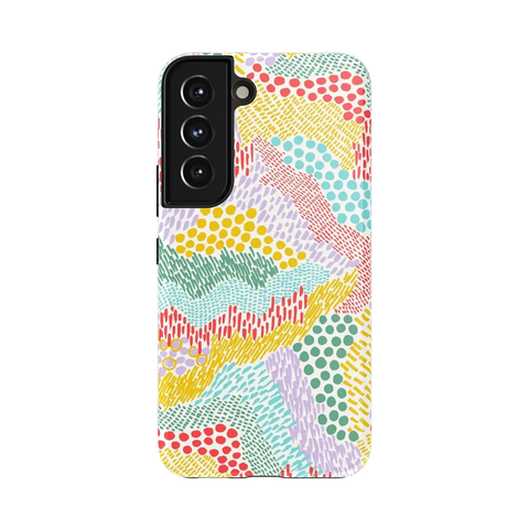 Color Me Happy | Pattern Colorblock Case