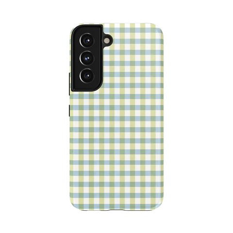 Pastel Picnic | Blue & Green Gingham Case
