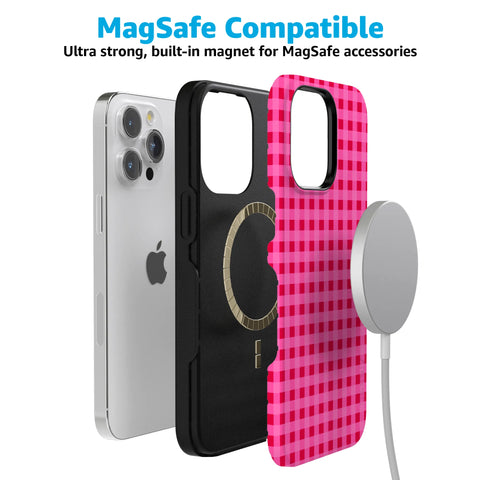 Sweet Jam | Hot Pink Gingham Case