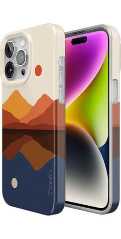 Opposites Attract | Day & Night Colorblock Mountains Case
