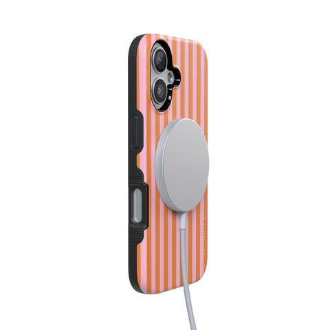 Perfect Stripes | Orange & Pink Stripes Case