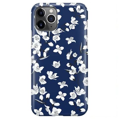 Floral Forest | Navy Cherry Blossom Floral Case