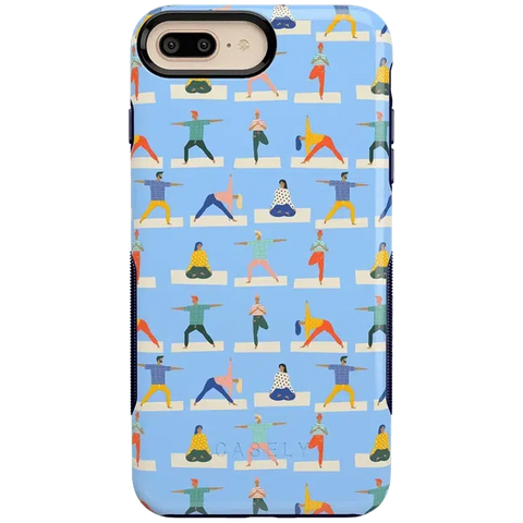 Go with the Flow | Light Blue Yoga Case