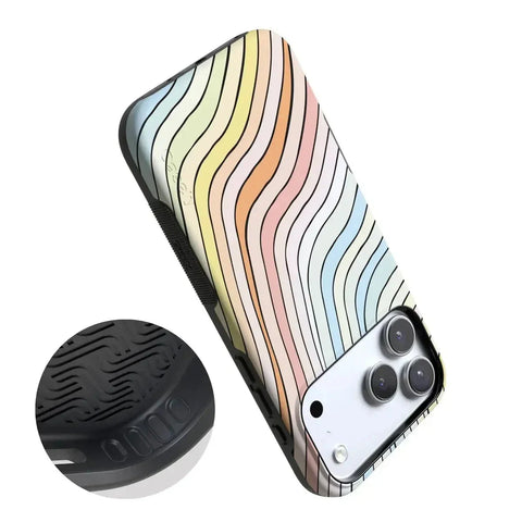 Ride The Wave | Pastel Rainbow Lined Case