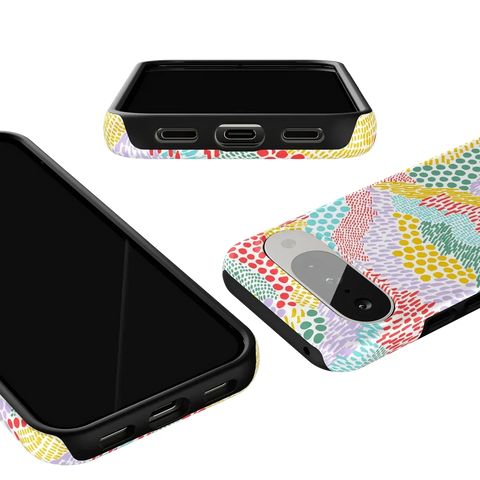 Color Me Happy | Pattern Colorblock Case